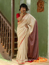 Women's Multicolor Cotton Acrylic Saree
