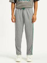 Mens Grey Relaxed Fit Trackpant