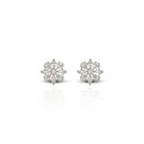 Women's Zirconia Alba Stud Earrings