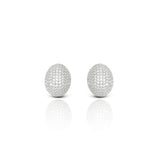 Women's Silver Glory Crystals Stud Earrings