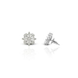Women's Zirconia Alba Stud Earrings