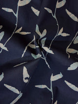 Men's Blue Casual Slim Fit Printed Full Sleeves Shirt