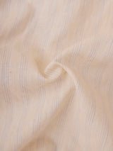 Men's Beige Casual Relaxed Fit Striped Full Sleeves Shirt