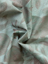 Men's Green Casual Relaxed Fit Printed Half Sleeves Shirt