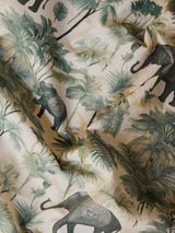 Men's Beige Casual Relaxed Fit Printed Half Sleeves Shirt