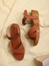 Women's Brown Casual Sandals