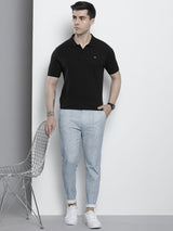 Men's Slim Fit Abstract Mid Rise Stretchable Chinos