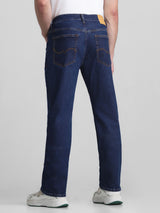 Men's Blue Bootcut Stretchable Jeans