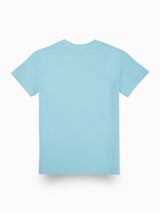 Boys Blue Casual Relaxed Fit Printed Half Sleeves Tshirt