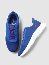 Men's Blue Casual Solid Sneakers
