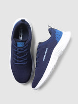Men's Blue Casual Colorblocked Sneakers