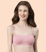 Women's Pink Strapless Party Bra