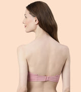 Women's Pink Strapless Party Bra