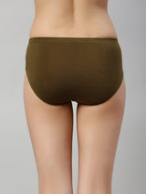 Women's Multicolor Solid Panty - Pack of 6