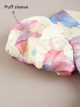 Girls Beige Butterfly Dream Party Dress
