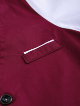Boys Red Bow Applique Half Sleeves Shirt & Shorts
