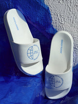 Men's White Casual Slides