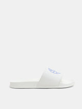 Men's White Casual Slides