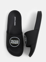 Men's Black Casual Slides