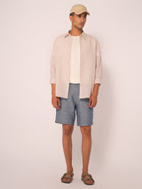 Men's Blue Casual Regular Fit Solid Shorts