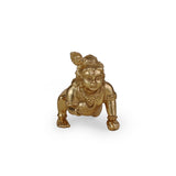 Lord Krishna Gold Plated Idol Murti Home and office Decorative Gifting