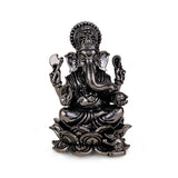 Lord Ganesha Silver Gold Plated Idol Murti Home and Office Decorative Gifting