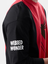 Men's Red Round Neck Oversized Full Sleeve Tshirt