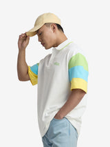 Men's White Oversized Polo Tshirt