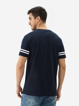 Men's Navy Round Neck Tshirt