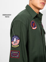 Men's Green Regular Fit Shirt