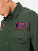 Men's Green Regular Fit Shirt