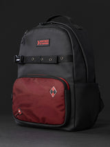Unisex Black Polyester Backpack 20L