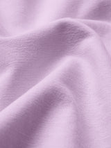 Men's Purple Solid Cotton Linen Shirt