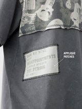 Men's Grey Round Neck Oversized Tshirt
