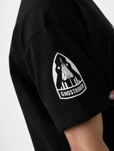 Men's Black Round Neck Oversized Tshirt