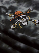 Men's Black Casual Printed Oversized Fit Half Sleeves Tshirt