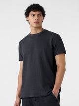Men's Grey Casual Solid Regular Fit Half Sleeves Tshirt