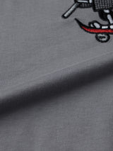 Men's Grey Round Neck Tshirt