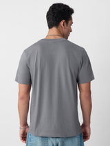 Men's Grey Round Neck Tshirt