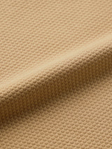 Men's Beige Solid Polo Tshirt