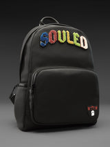Unisex Black Polyester Backpack 15L
