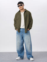 Men's Green Cotton Linen Shirt