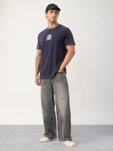 Men's Navy Round Neck Tshirt