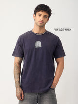 Men's Navy Round Neck Tshirt