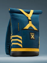 Unisex Blue Polyester Backpack 22.8L