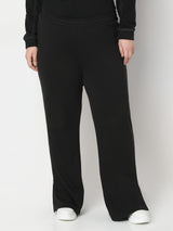 Women's Black Wide Leg Trouser
