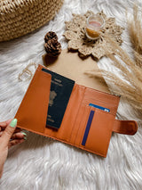 Women's White Polychrome Poise Passport Cover