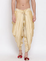 Men's Gold Festive Ethnic Dhoti