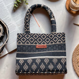 Women's Navy Moroccan Madness Box Bag