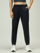 Women's Grey Casual Regular Fit Solid Trackpant